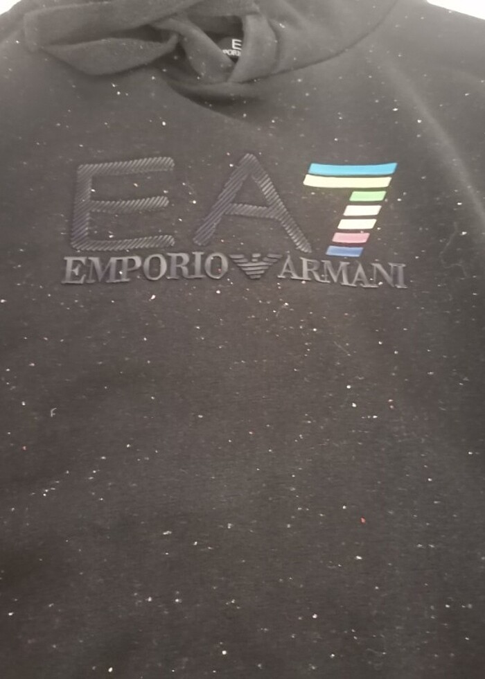 EA7 kapüşonlu tişört, Sweatshirt  - Görsel 3