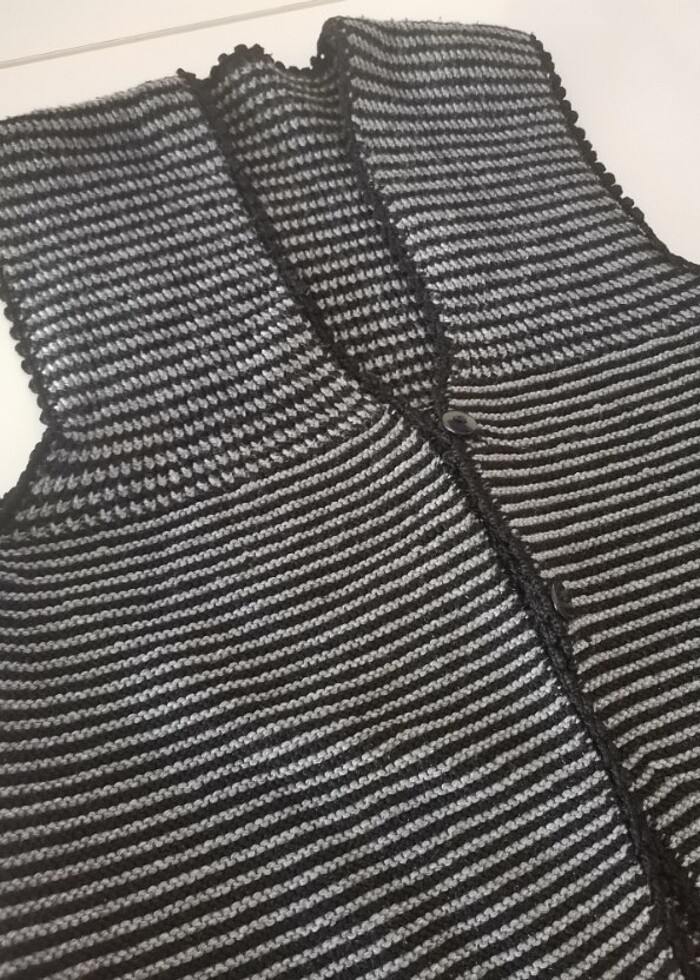 Yelek el örgüsü - Görsel 4