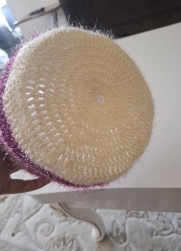 El örgüsü sepet, çok amaçlı kutu, örgü vazo - Görsel 6