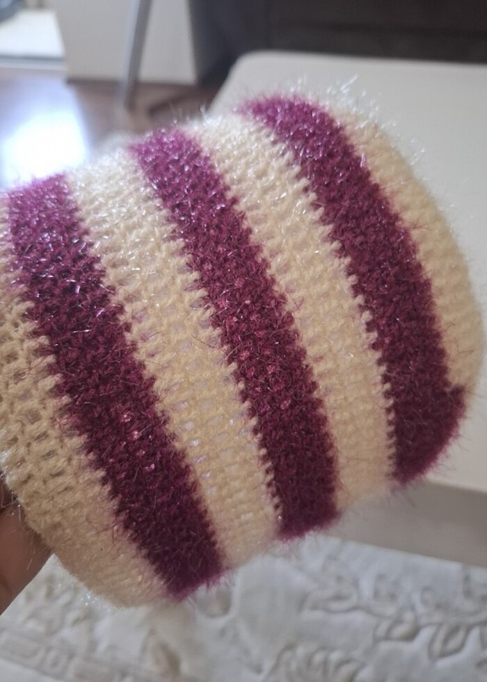 El örgüsü sepet, çok amaçlı kutu, örgü vazo - Görsel 3