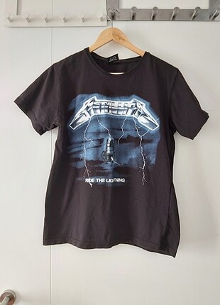 Metallica tişört ride the lightning 