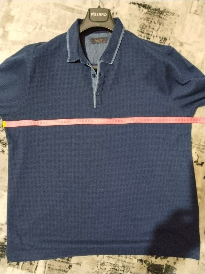 Kiğılı marka Denim Erkek Uzun Kollu Polo yaka sweatshirt - Görsel 4