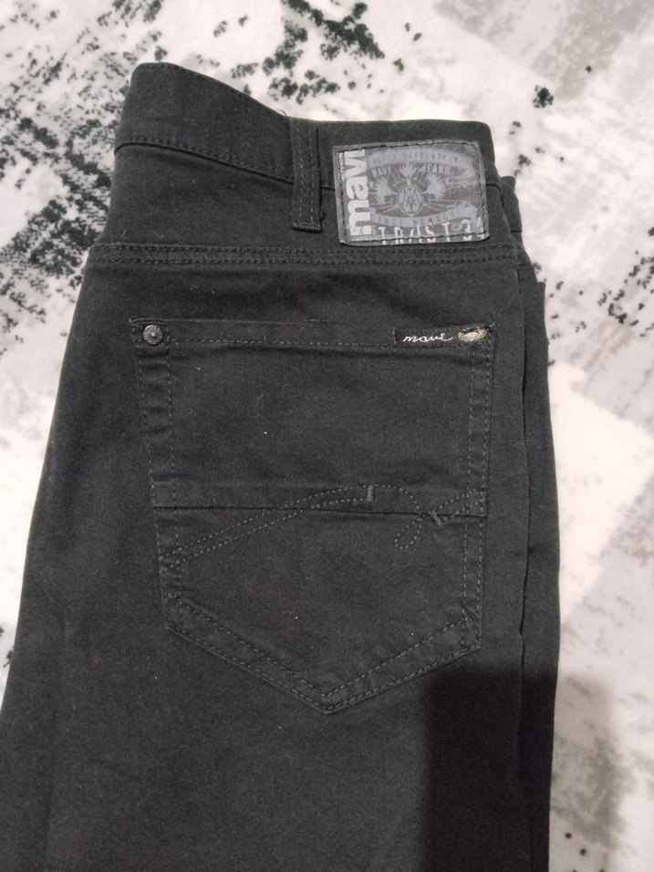 Mavi Siyah Baskılı Erkek Streetwear Pantolon - Görsel 3