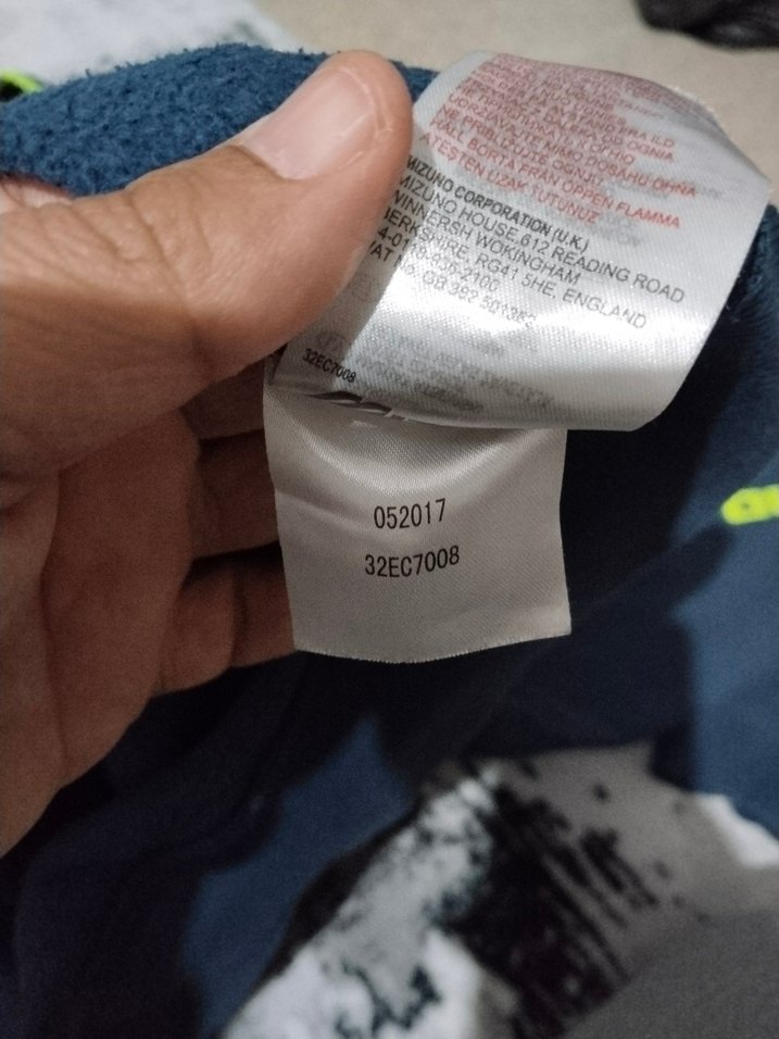 Mizuno Erkek Mavi Kapüşonlu Sweatshirt - Görsel 5