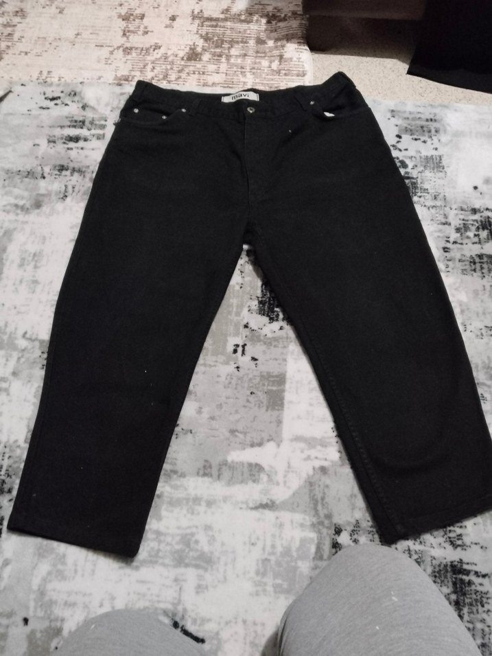 Siyah Regular Fit Mavi Jeans Kot Pantolon - Görsel 2