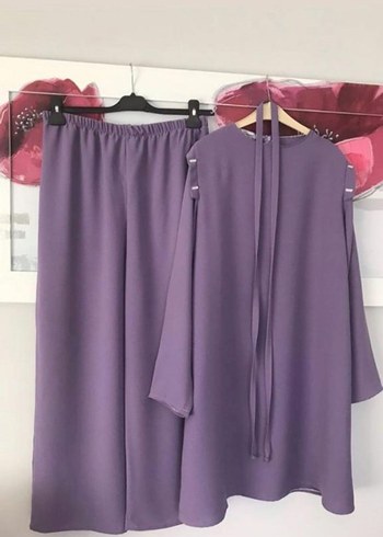 Mor Uzun Pantolon Takımı