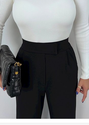 Kumaş Cırtlı Pantolon - Görsel 2