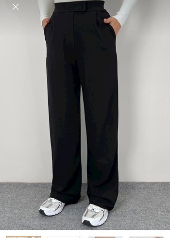 Kumaş Cırtlı Pantolon - Görsel 4