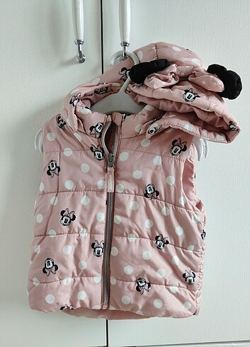 H&M Minnie mouse puf yelek