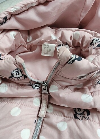 12-18 Ay Beden H&M Minnie mouse puf yelek
