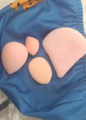 Diger Pastel Bej Makyaj Süngeri Seti