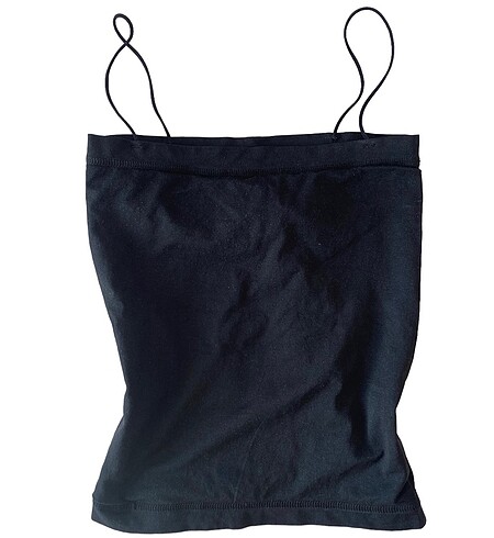 siyah içi polarlı crop top