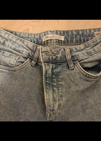 26 Beden mavi Renk Mavi mom jeans