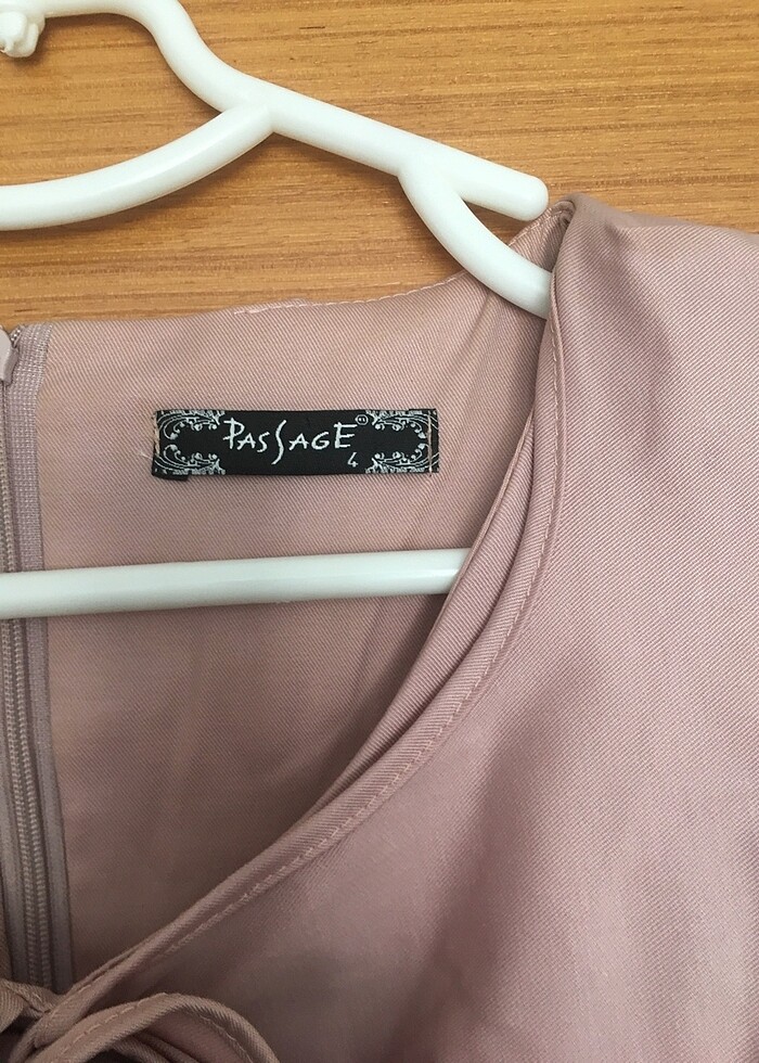 Keten elbise - Görsel 3