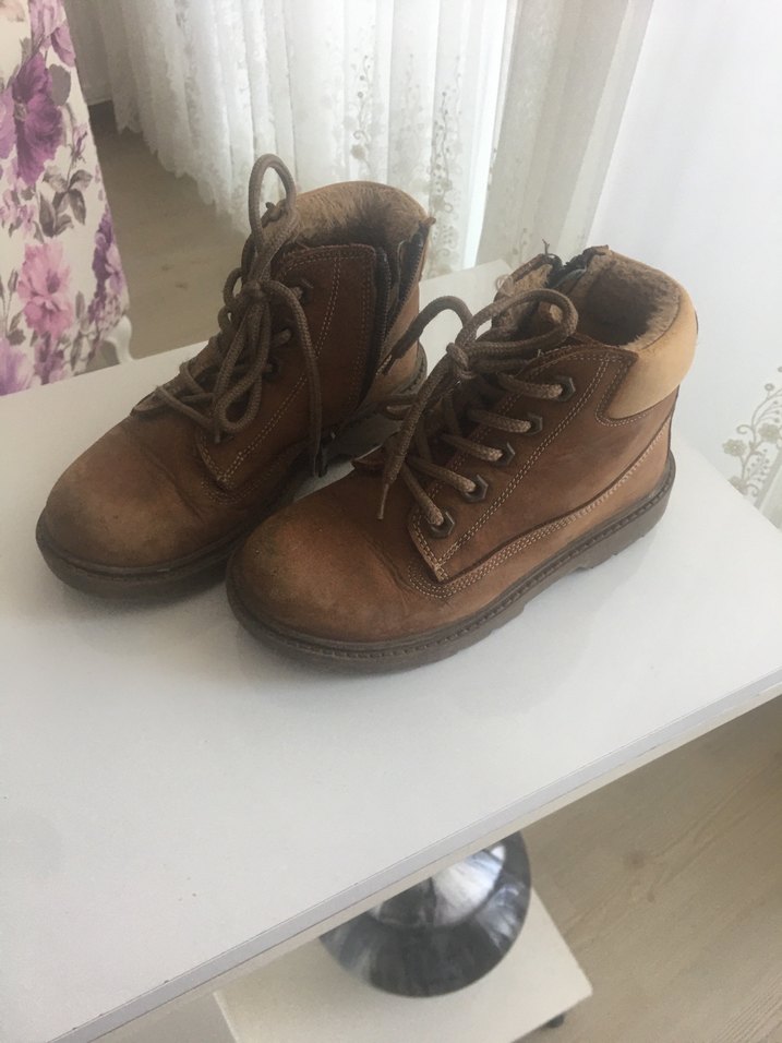 Kahverengi Süet Erkek Çocuk Botları - Görsel 2