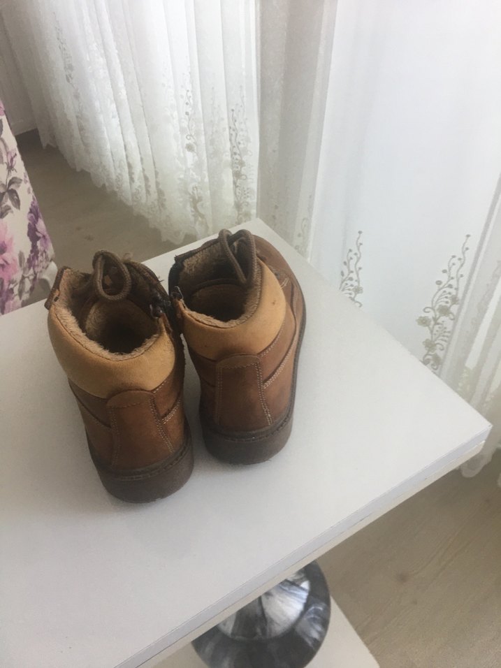 Kahverengi Süet Erkek Çocuk Botları - Görsel 3
