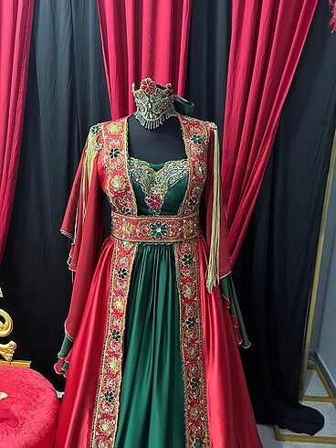 l Beden bordo Renk Bindallı & kaftan