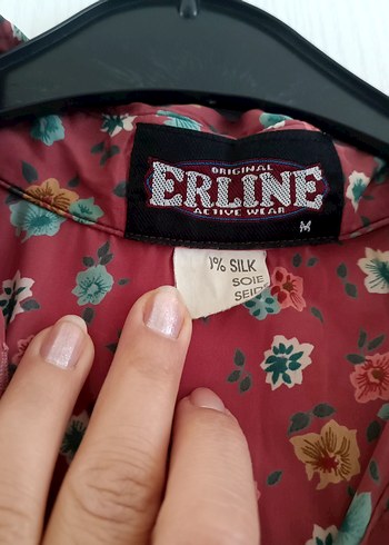 vintage ipek gömlek