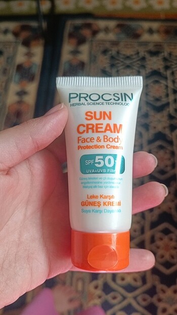 Procsın spf 50 güneş kremi