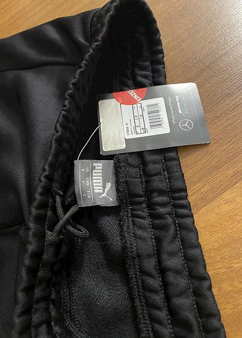 Erkek Siyah Puma Fermuarlı Eşofman Altı - Görsel 2