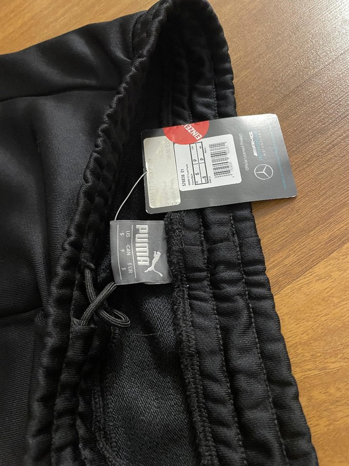 Erkek Siyah Puma Fermuarlı Eşofman Altı - Görsel 2