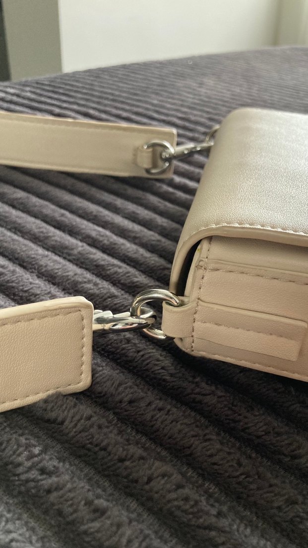 Mango Bej Deri Kadın Çanta - Görsel 2