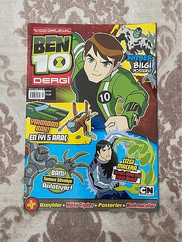  Beden Renk Ben10 ve cars dergileri