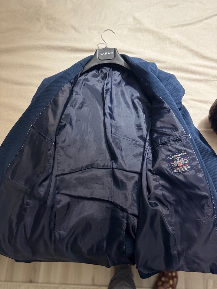 Lacivert Erkek Ofis Takımı Ceket - Görsel 3