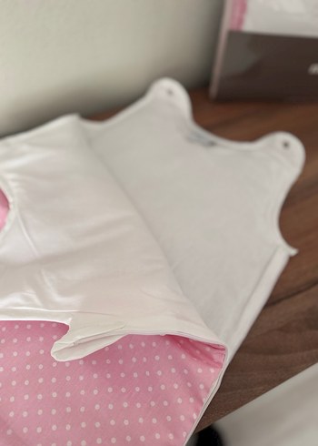 Marie Claire Pembe Pamuk Bebek Uyku Tulumu - Görsel 4