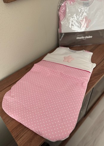 Marie Claire Pembe Pamuk Bebek Uyku Tulumu - Görsel 2