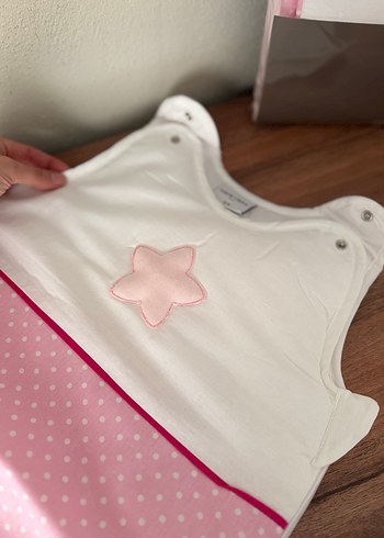 Marie Claire Pembe Pamuk Bebek Uyku Tulumu - Görsel 3