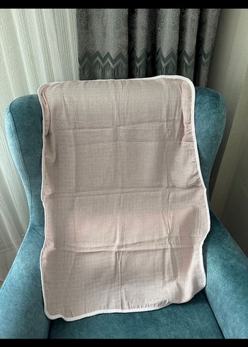 Müslin bebek ortüsü pudra - Görsel 2