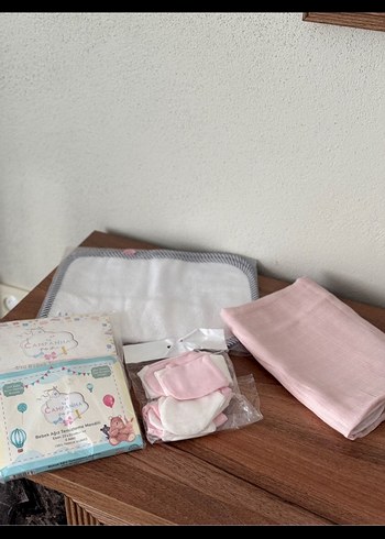 6 adet pamuk bebek eldiven seti - Görsel 2