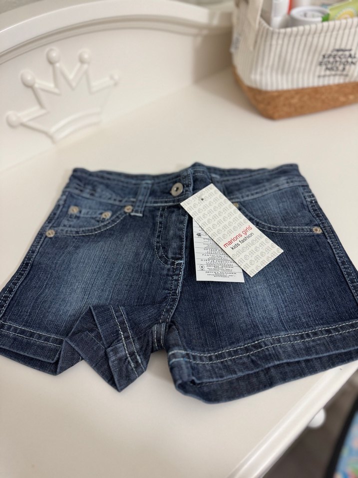 Lacivert Mini Denim Dar Kesim Jean - Görsel 2