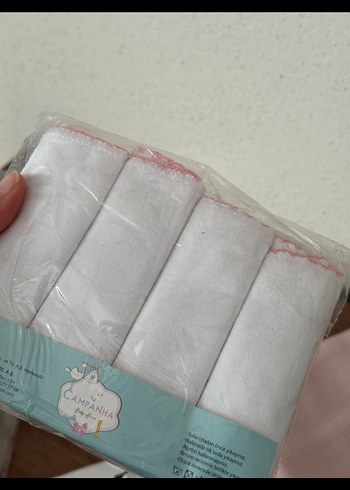 Campanha Bebek Ağız Temizleme Mendili 4'lü Pamuk - Görsel 2