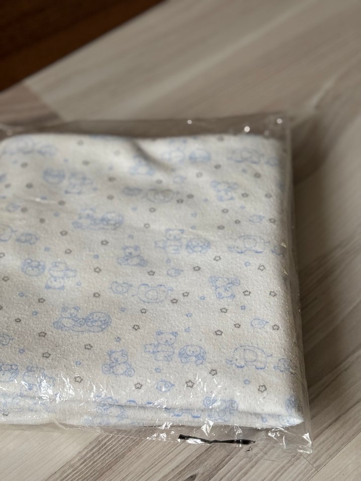 %100 pamuk penye cıft katlı bebek battanıye - Görsel 2