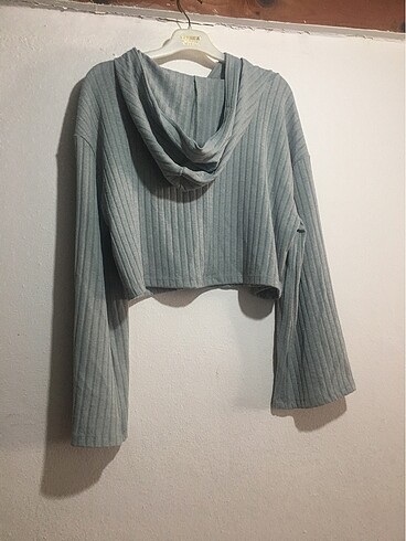 m Beden gri Renk Crop sweat