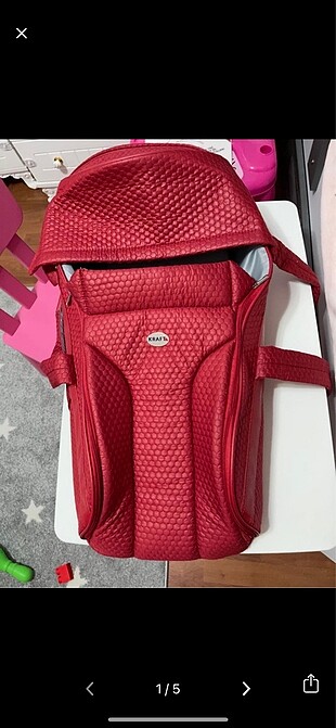 Kraft kırmızı bebek portbebe