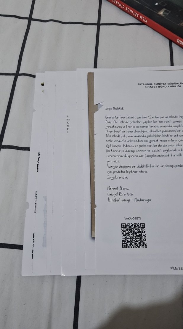 Dedektif Dava Çözme Oyunu - Film Setinde Cinayet - Görsel 4