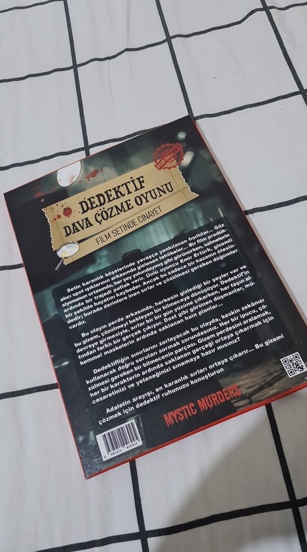Dedektif Dava Çözme Oyunu - Film Setinde Cinayet - Görsel 2