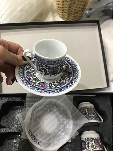  Beden KÜTAHYA PORSELEN TOPKAPI FİNCAN TAKIMI