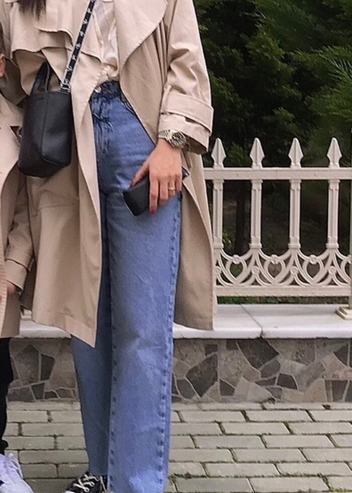 KADRİYE BAŞTÜRK STANDART BEDEN BEJ TRENÇKOT - Görsel 2