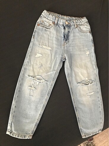 ORJ. ZARA UNISEX ÇOCUK YIRTIK BALON JEAN