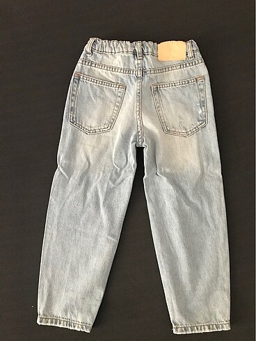 ORJ. ZARA UNISEX ÇOCUK YIRTIK BALON JEAN - Görsel 5