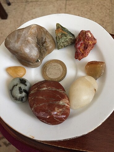 8 adet doğal taş