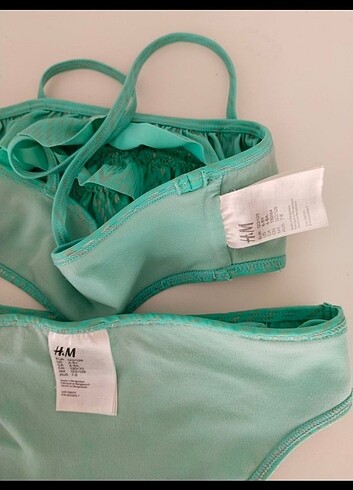 6 Yaş Beden yeşil Renk H&M kız çocuk bikini