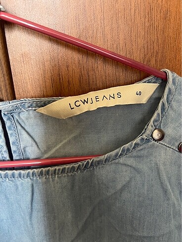 40 Beden Jean elbise