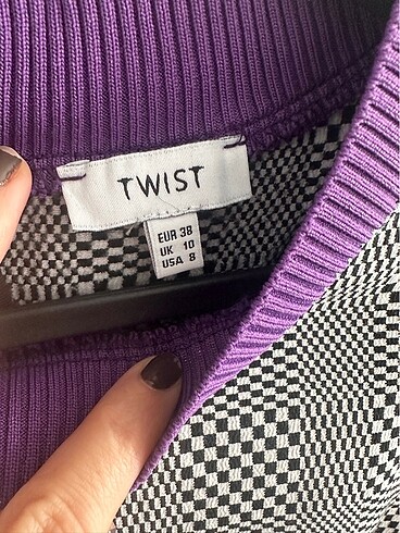 m Beden Twist elbise