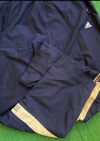 Erkek Lacivert Adidas Fermuarlı Eşofman Altı - Görsel 3