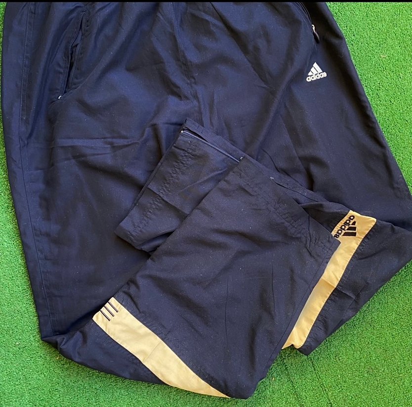 Erkek Lacivert Adidas Fermuarlı Eşofman Altı - Görsel 3